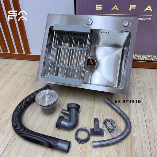 [KS-50x40-HS] Kitchen Sink 50x40 Handmade Satin